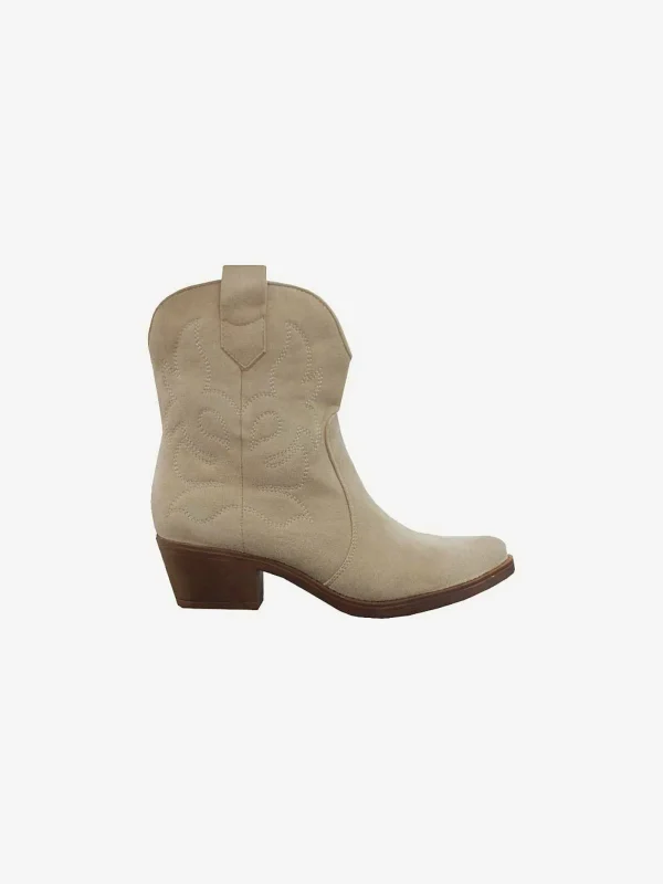 LOF Boutique Abby Western Boots Khaki> Laarzen