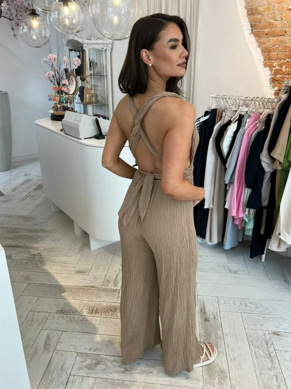 LOF Boutique Annabel Jumpsuit Camel> Jumpsuits