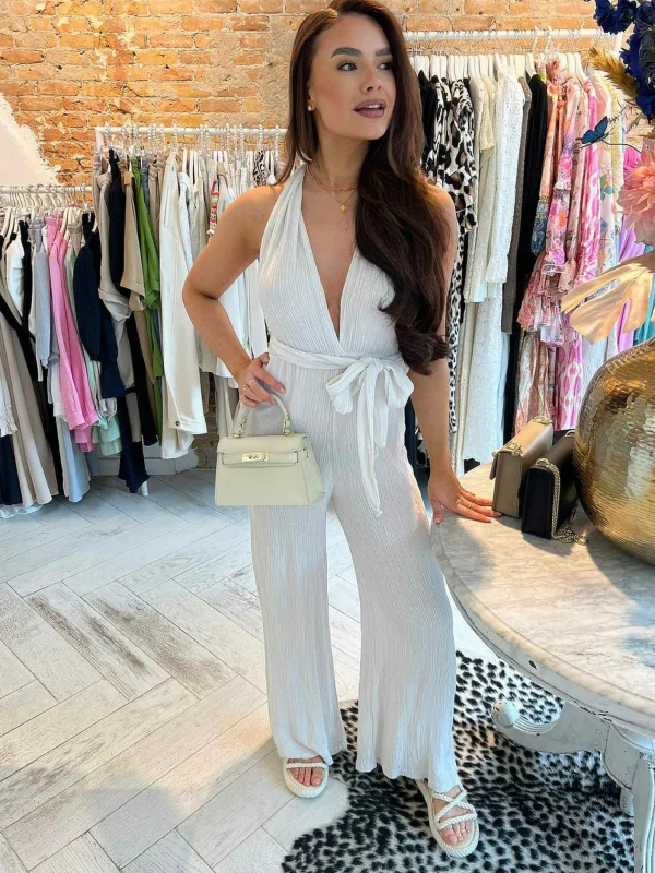 LOF Boutique Annabel Jumpsuit Off White> Jumpsuits