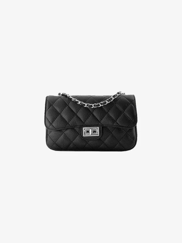 LOF Boutique Audrey Bag Small Black & Silver> Tassen