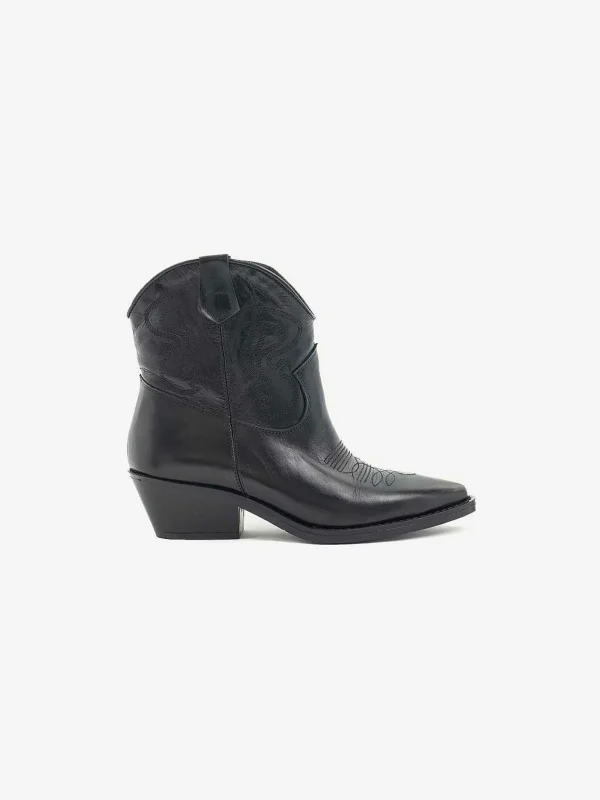 LOF Boutique Babouche Anouk Western Boots Black> Laarzen