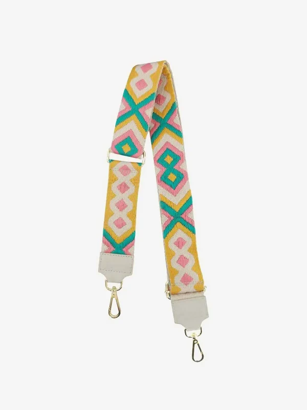 LOF Boutique Bag Strap Aztec Pink & Green> Riemen