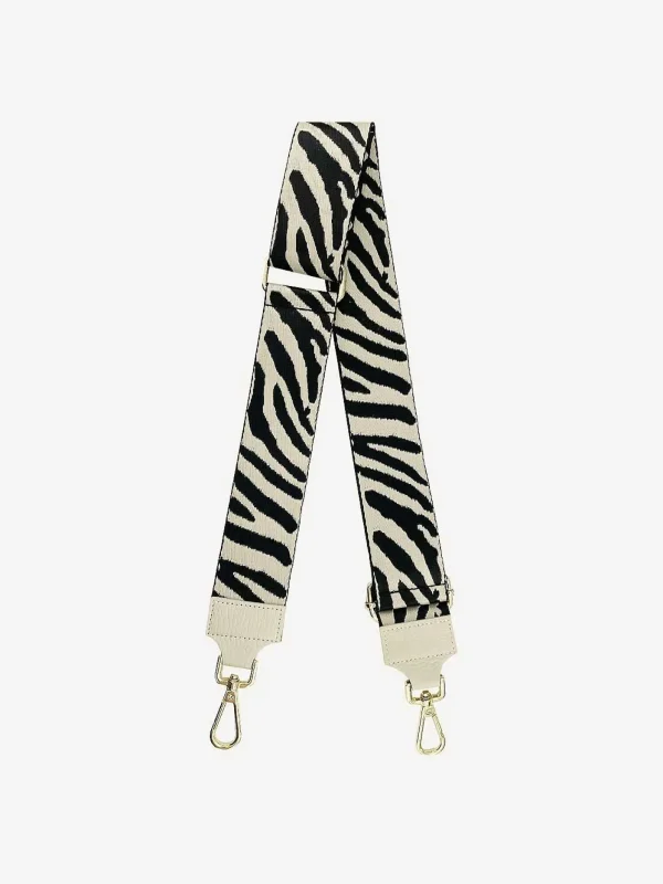 LOF Boutique Bag Strap Zebra Beige> Riemen