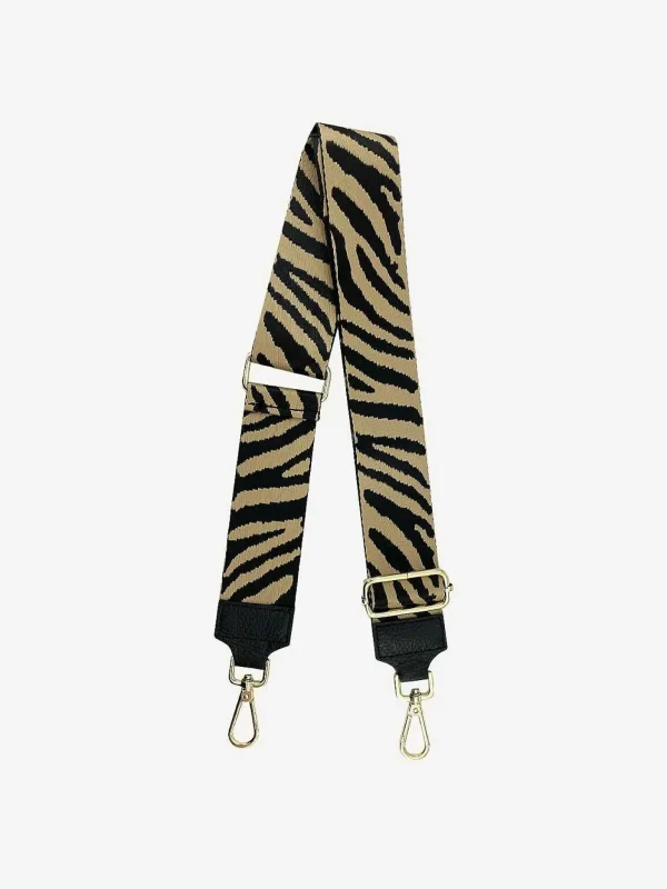 LOF Boutique Bag Strap Zebra Camel> Riemen