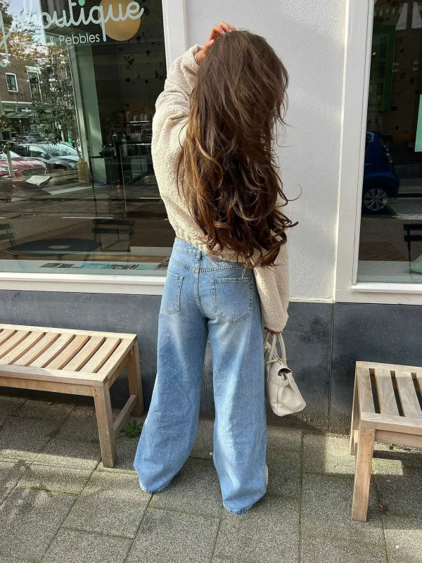 LOF Boutique Baggy Wide Fit Jeans> Broeken