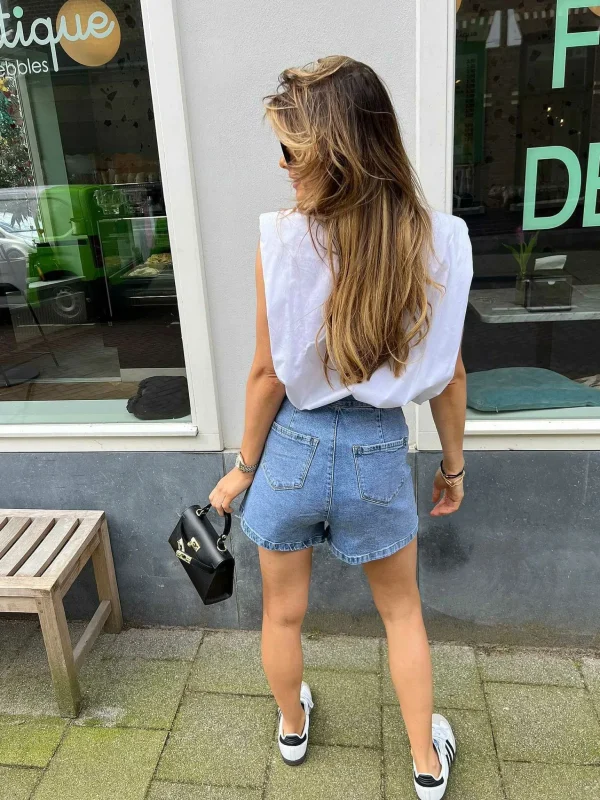 LOF Boutique Bibi Denim Short> Shorts