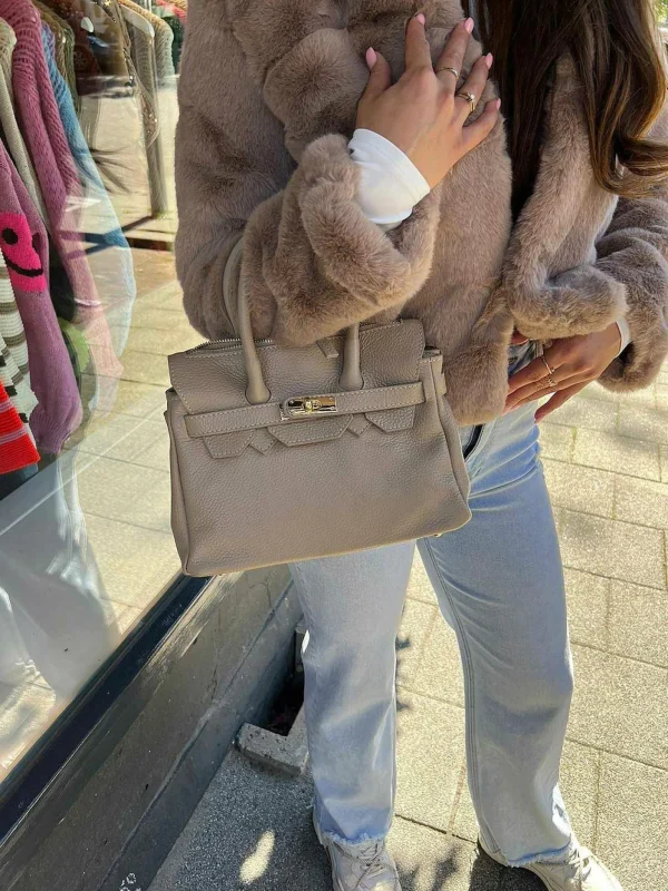 LOF Boutique Birdie Classic Bag Taupe> Tassen