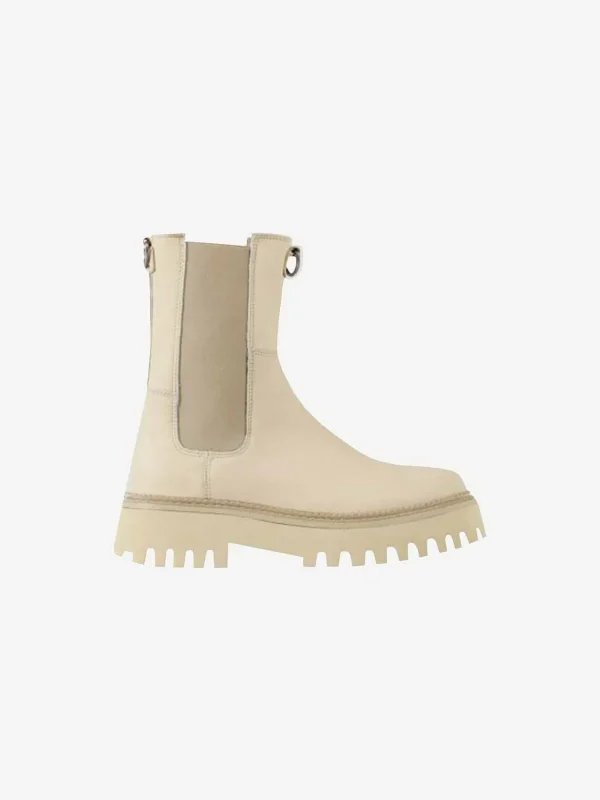 LOF Boutique Bronx Groov-Y Chelsea Boots Beige> Laarzen