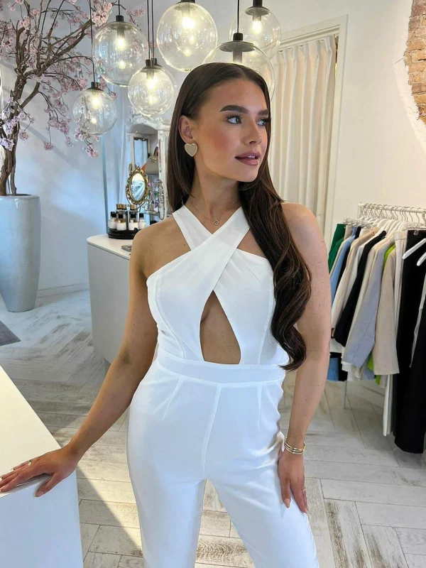 LOF Boutique Cassie Jumpsuit White> Jumpsuits