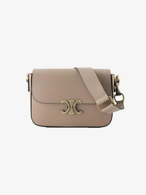 LOF Boutique Cece Square Bag Taupe> Tassen