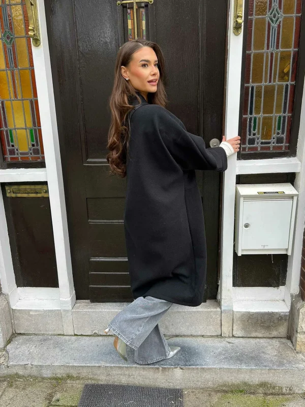 LOF Boutique Dorien Coat Black> Jassen