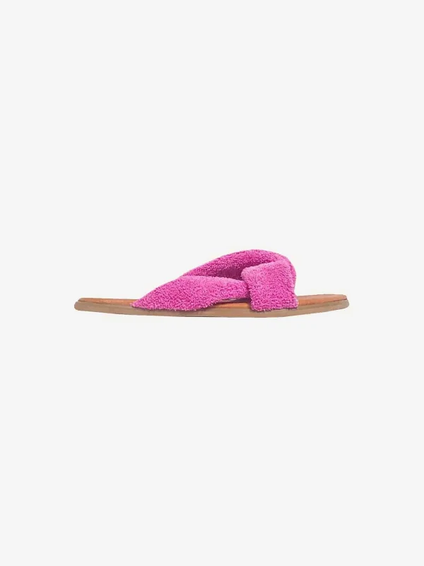 LOF Boutique Dwrs Tibet Slippers Terry Pink> Sandalen & Slippers