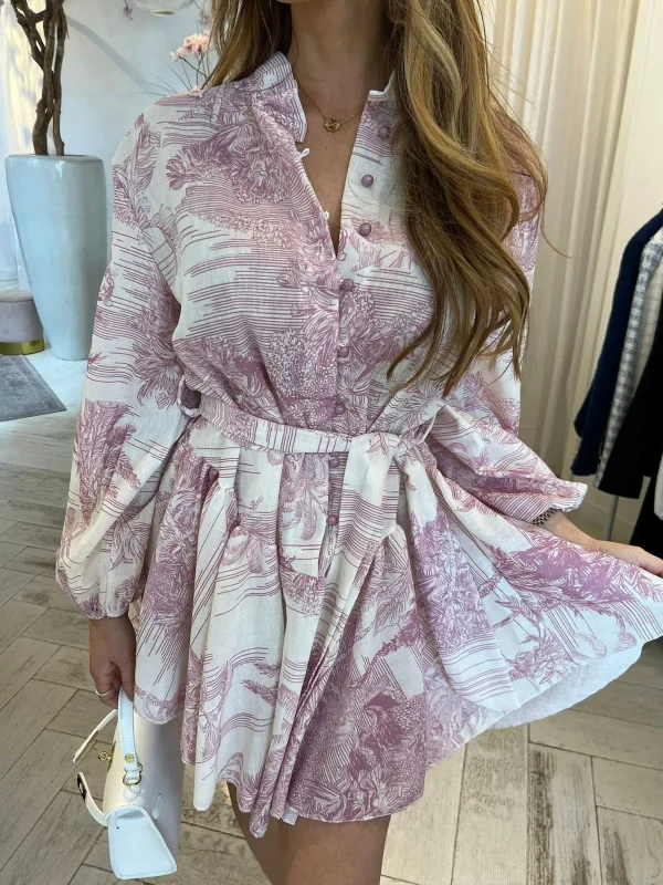 LOF Boutique Fenna Inspired Dress Pink> Jurken