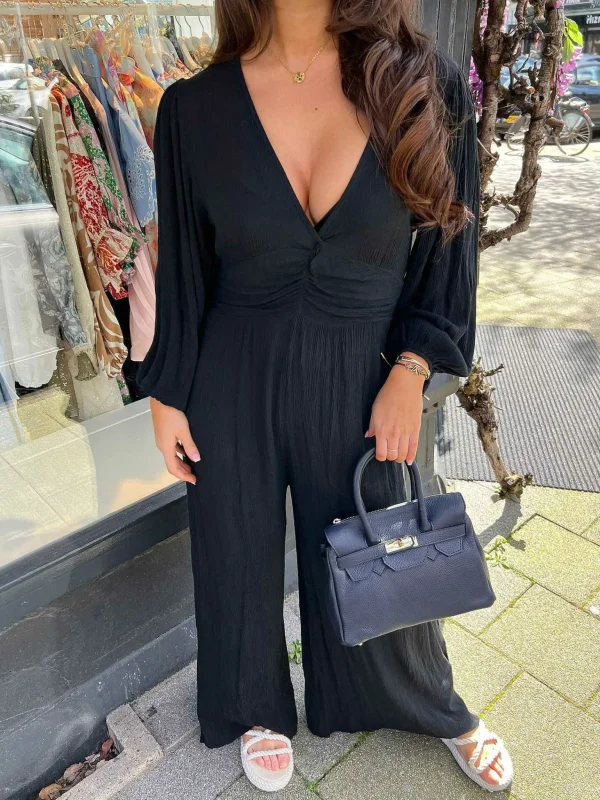 LOF Boutique Indi Jumpsuit Black> Jumpsuits