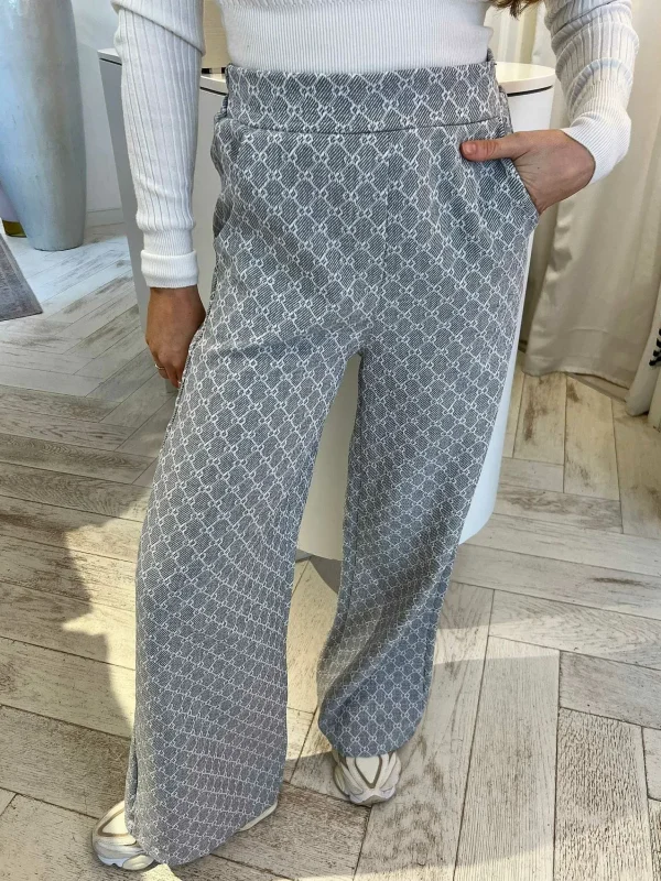 LOF Boutique Inspired Pantalon Grey> Broeken