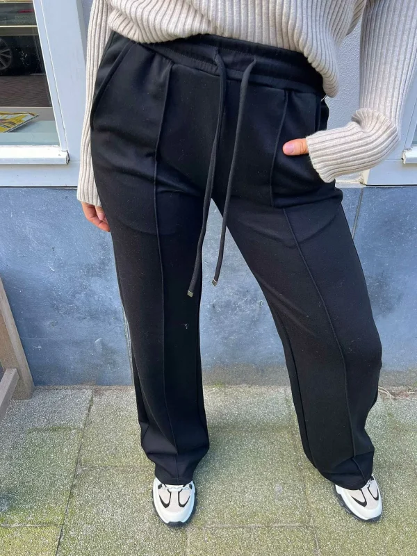 LOF Boutique Kyra Jogging Pants Black> Broeken