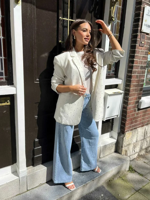 LOF Boutique Lara Blazer Off White> Blazers