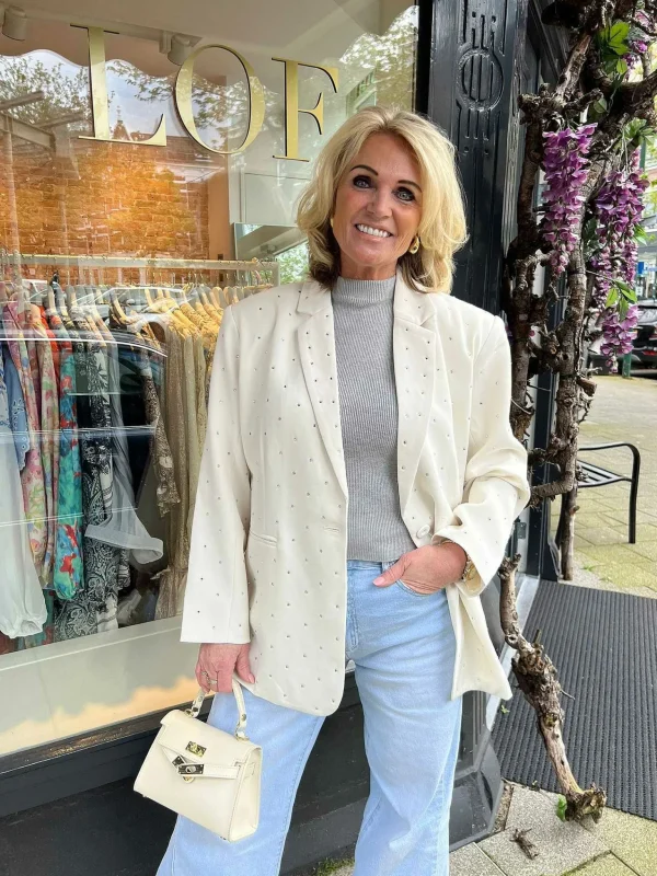 LOF Boutique Lara Blazer Off White> Blazers