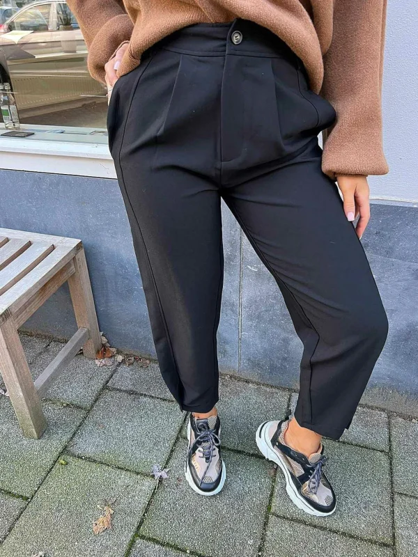 LOF Boutique Liv Pantalon Black> Broeken