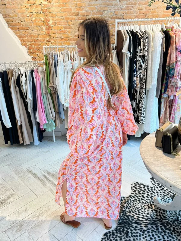 LOF Boutique Livia Maxi Dress Pink> Jurken