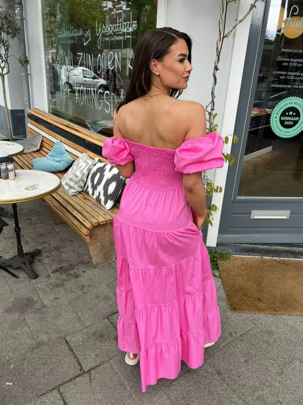 LOF Boutique Loua Maxi Dress Pink> Jurken