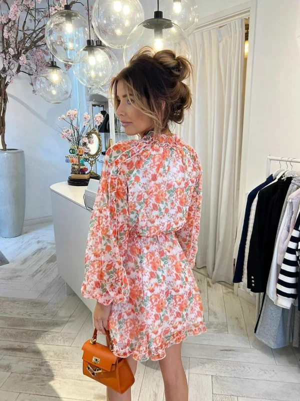 LOF Boutique Lynn Summer Dress Orange> Jurken