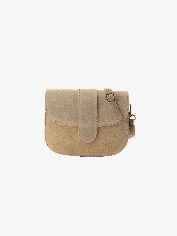 LOF Boutique Maan Bag Suede Beige> Tassen