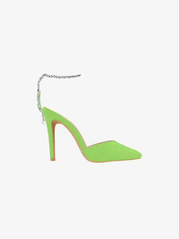 LOF Boutique Miranda Heels Bright Green> Hakken