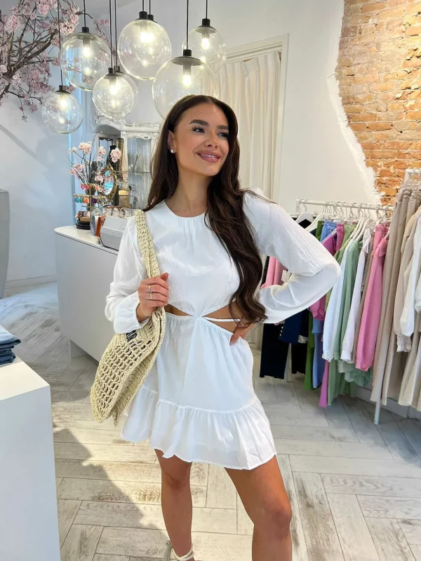 LOF Boutique Novi Dress White> Jurken