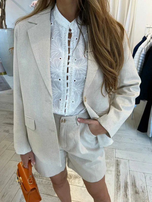 LOF Boutique Olivia Linen Blazer> Blazers