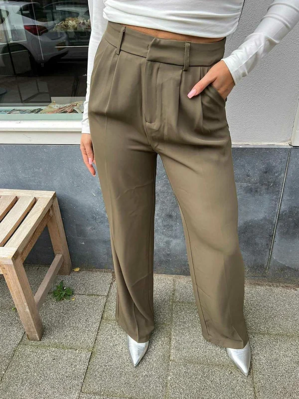 LOF Boutique Paige Pantalon Army> Broeken