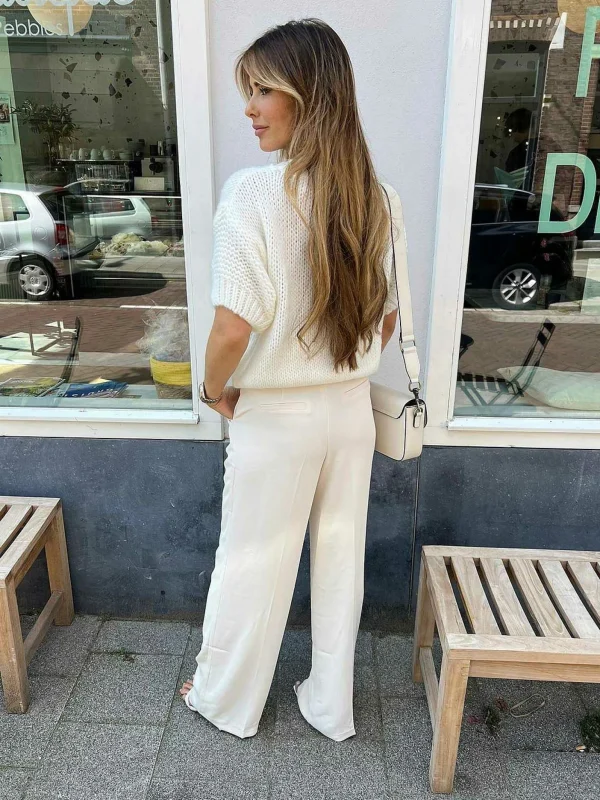 LOF Boutique Paige Pantalon Beige> Broeken