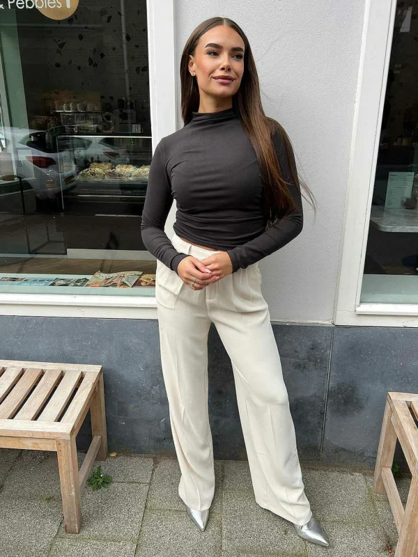 LOF Boutique Paige Pantalon Beige> Broeken