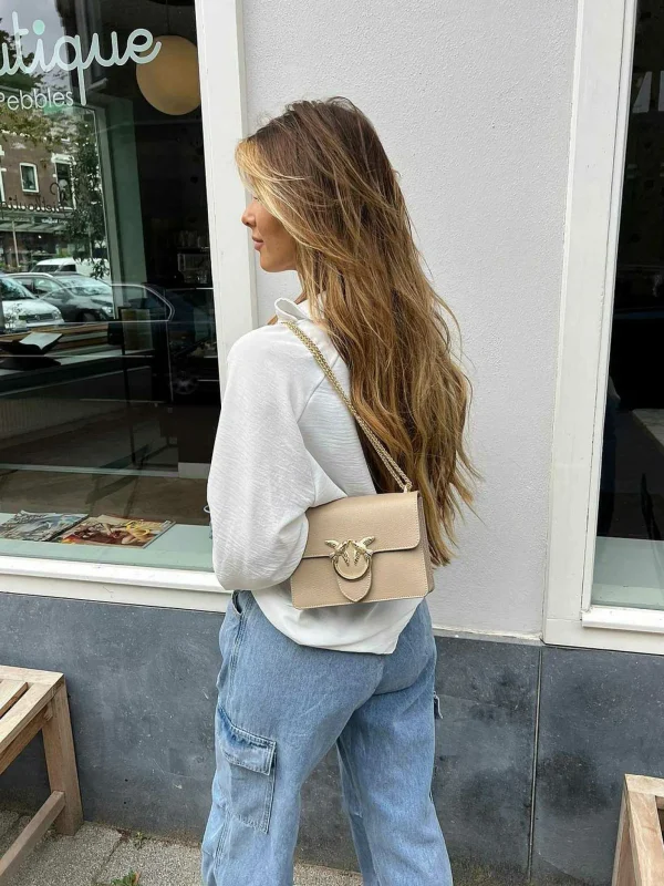 LOF Boutique Paisley Bag Taupe> Tassen