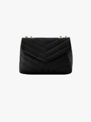 LOF Boutique Seline Bag Leather Black> Tassen