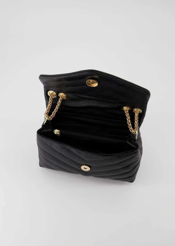 LOF Boutique Seline Bag Leather Black> Tassen