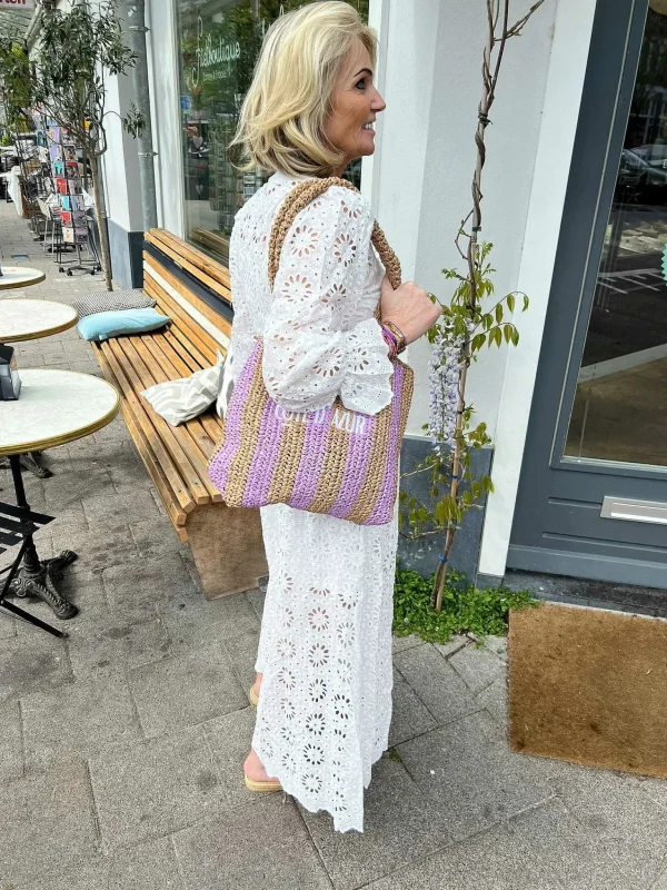 LOF Boutique Susa Broderie Maxi Dress> Jurken