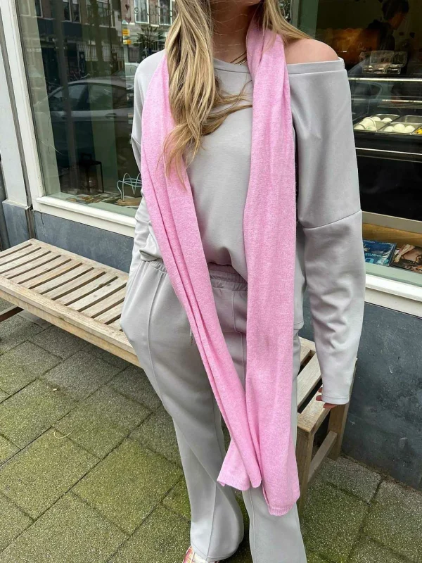 LOF Boutique The Supersoft Scarf Baby Pink> Mutsen & Sjaals