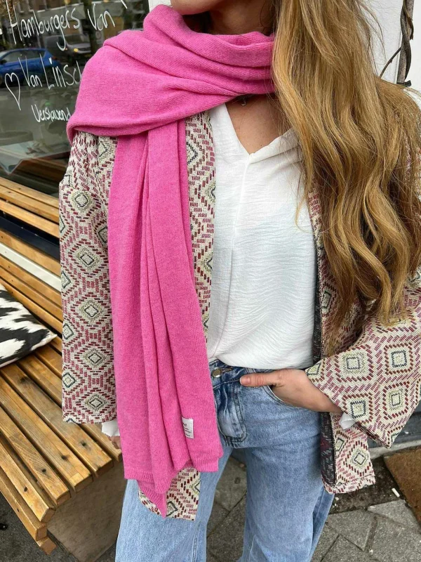 LOF Boutique The Supersoft Scarf Pink> Mutsen & Sjaals